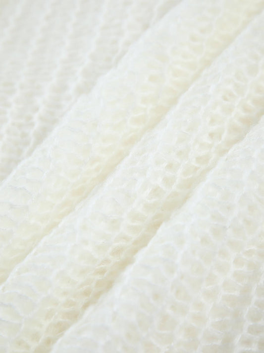 Oversized Tröja i Ljus Stickad