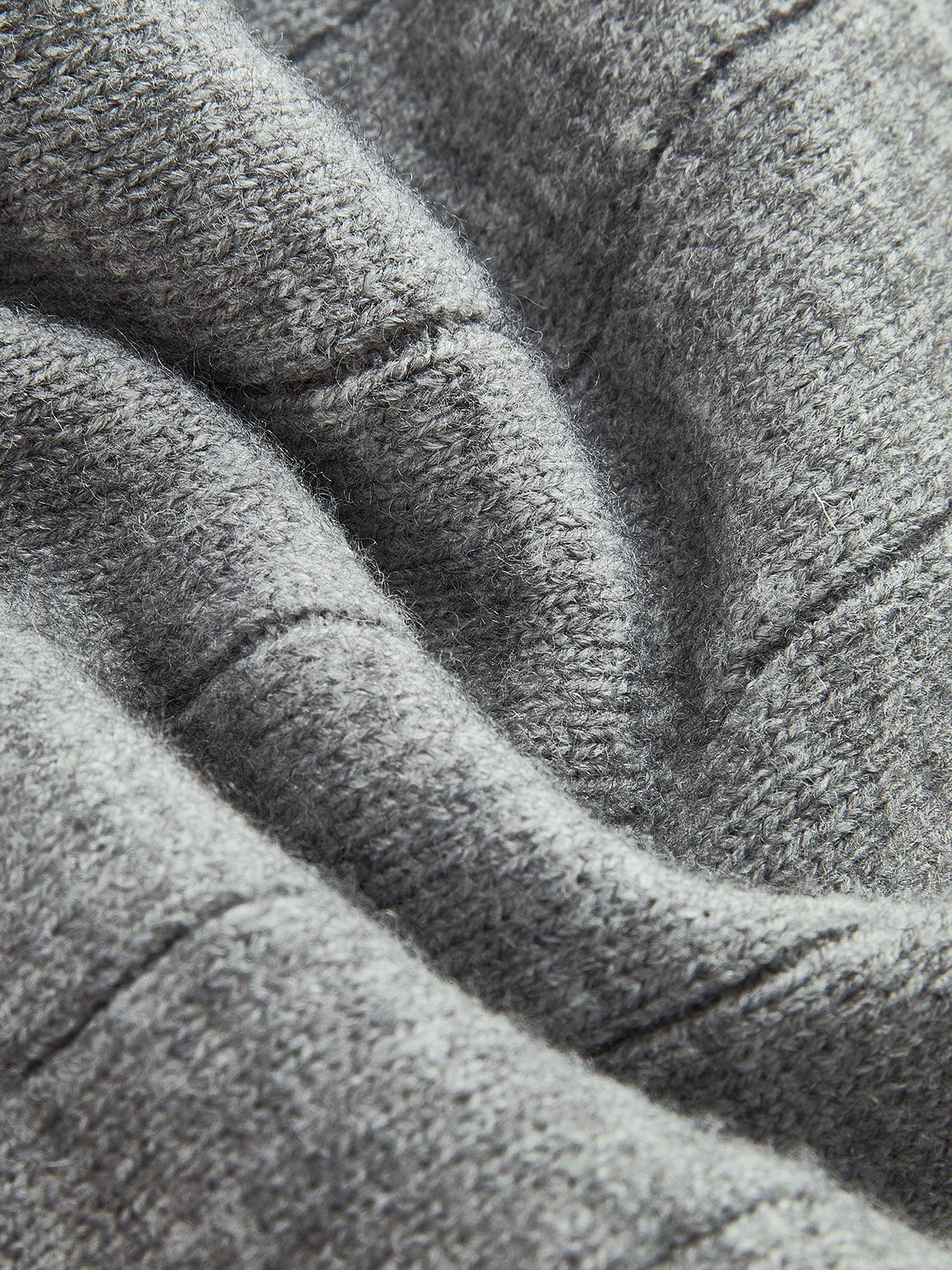 Mjuk cardigan med rund hals och knappar