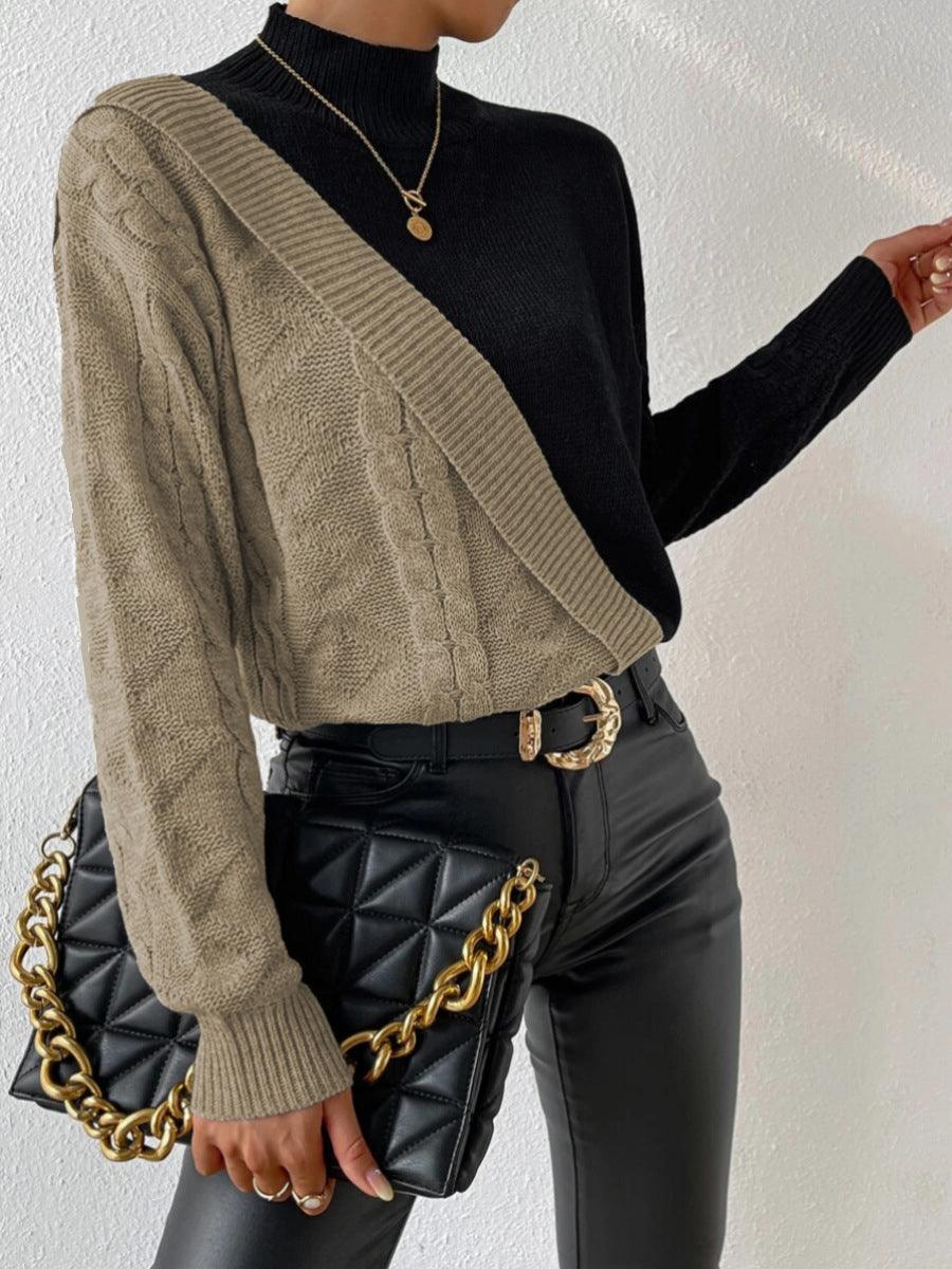 Färgglad blocktröja