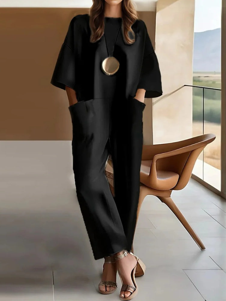 Elastisk och lätt bomullsoverall