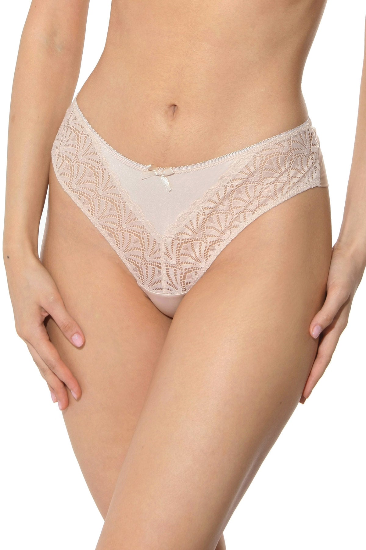 Braziliansk trosa hög Nude CATY S1789