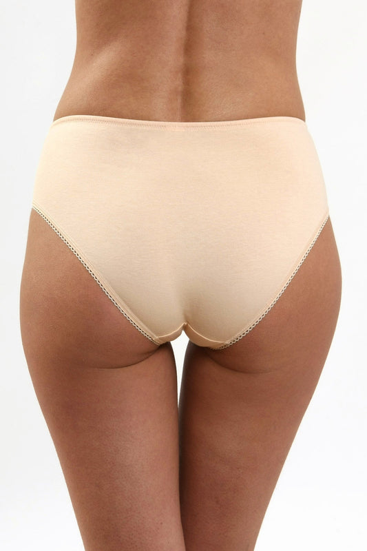 Klassisk bomullstrosa med spets Fiona S1188