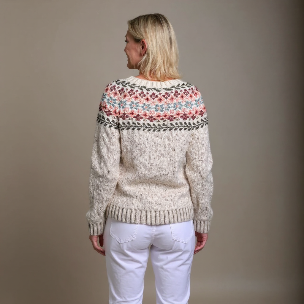 Joy | Vintage Isländsk Stickad Jacka