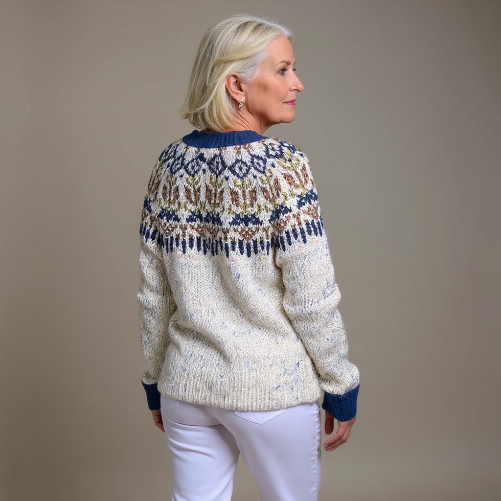 Franziska | Vintage Isländsk Stickad Kofta