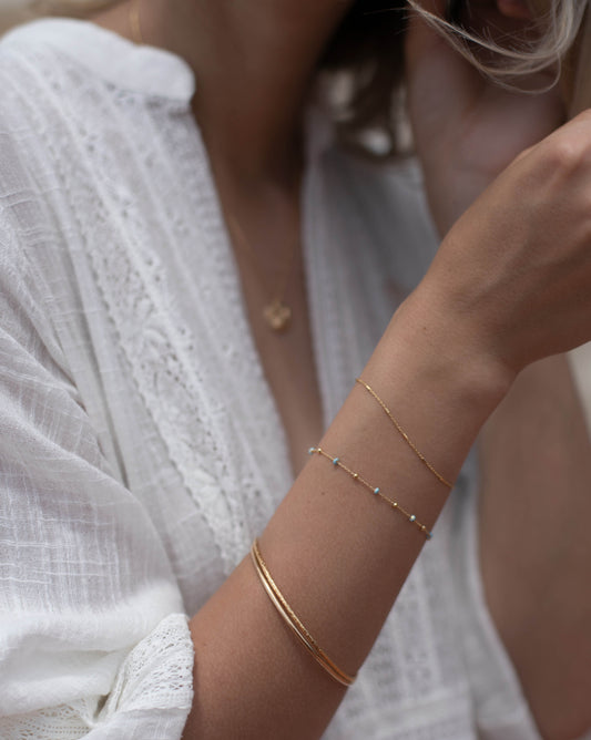 LOULOU Armband Blå Himmel