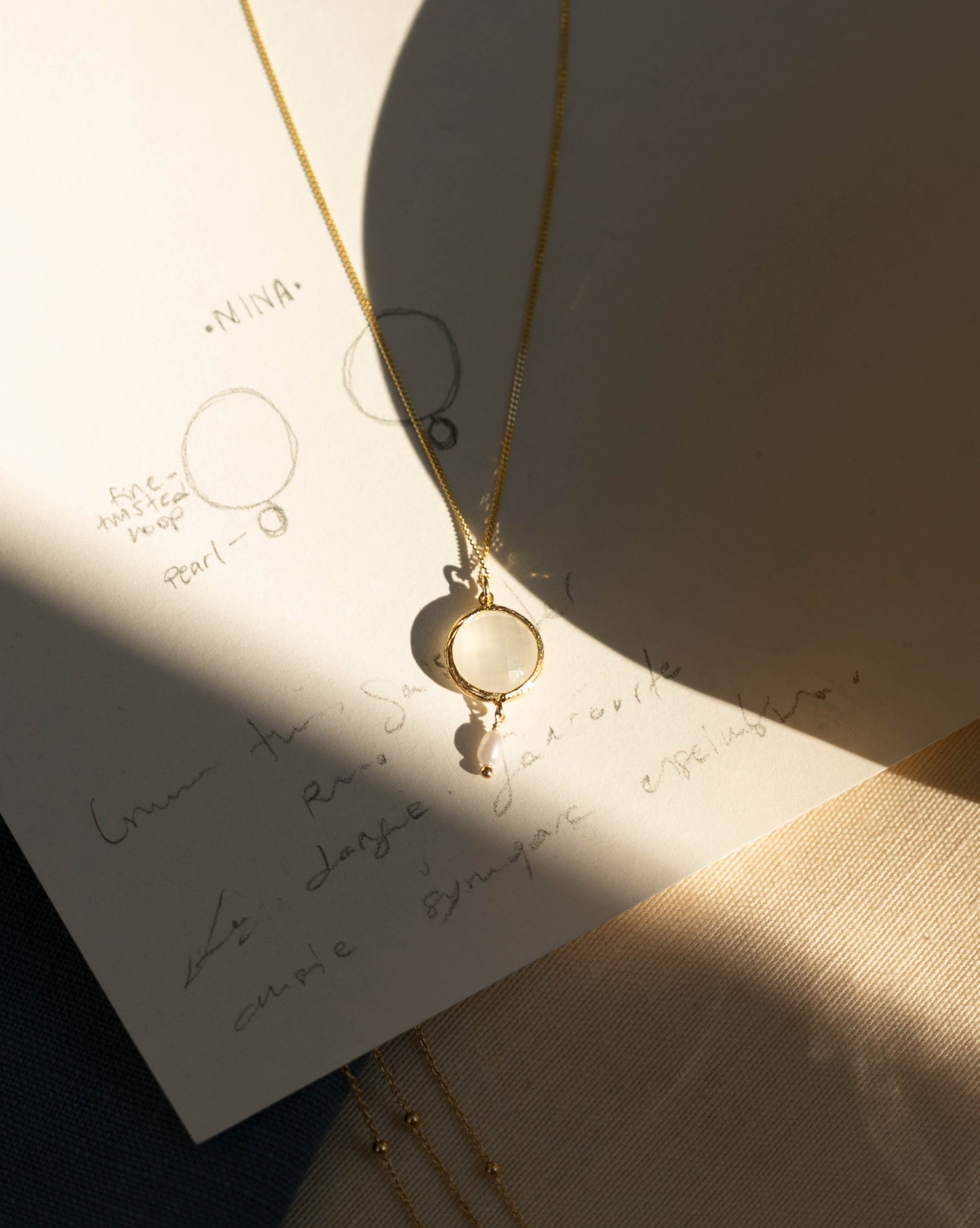 Colier JOIA med Kvarts Crystal