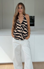 TOP NECKHOLDER ZEBRA