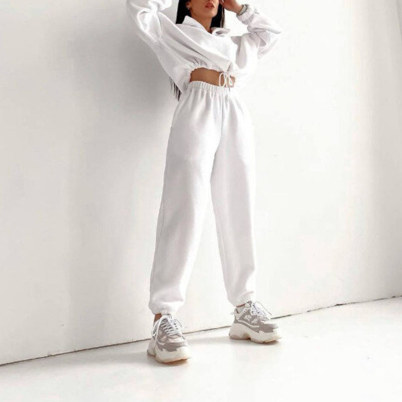 Set Casual med Ståkrage i Två Delar