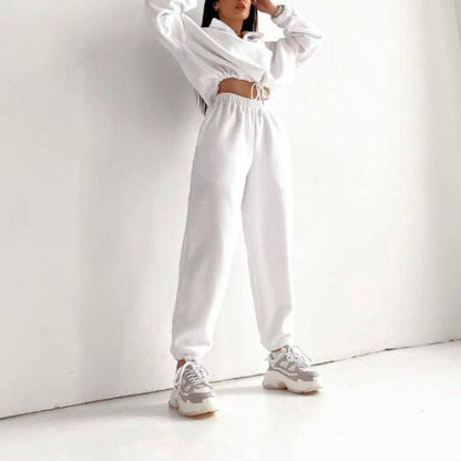 Set Casual med Ståkrage i Två Delar