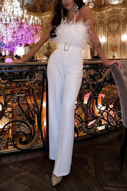 Sexig Overall utan Axlar, utan Ärmar, Tunn