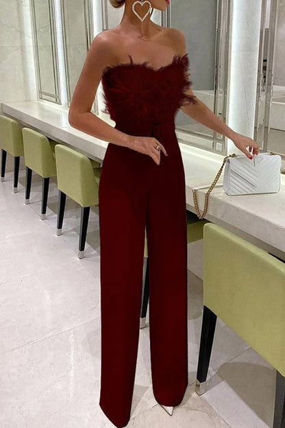 Sexig Overall utan Axlar, utan Ärmar, Tunn