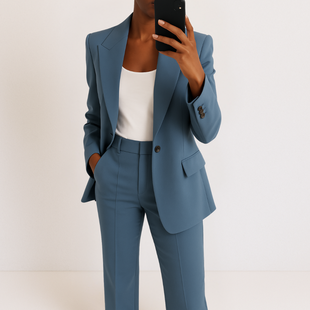 Costum Elegant și Modern din Două Piese