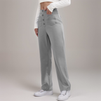 Nina | Pantaloni elastici cu talie înaltă