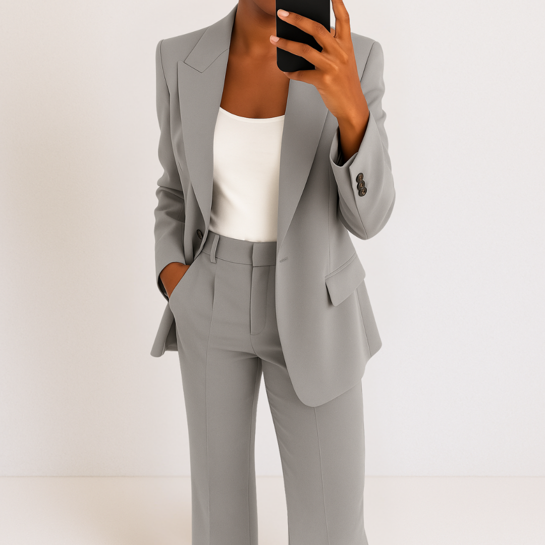 Costum Elegant și Modern din Două Piese
