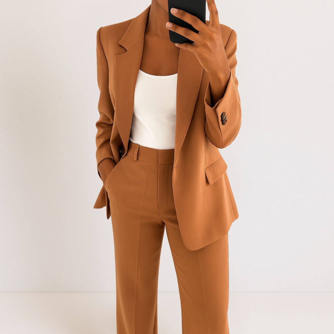 Costum Elegant și Modern din Două Piese