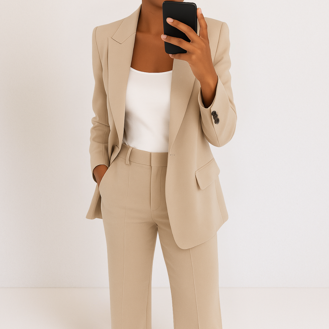 Costum Elegant și Modern din Două Piese