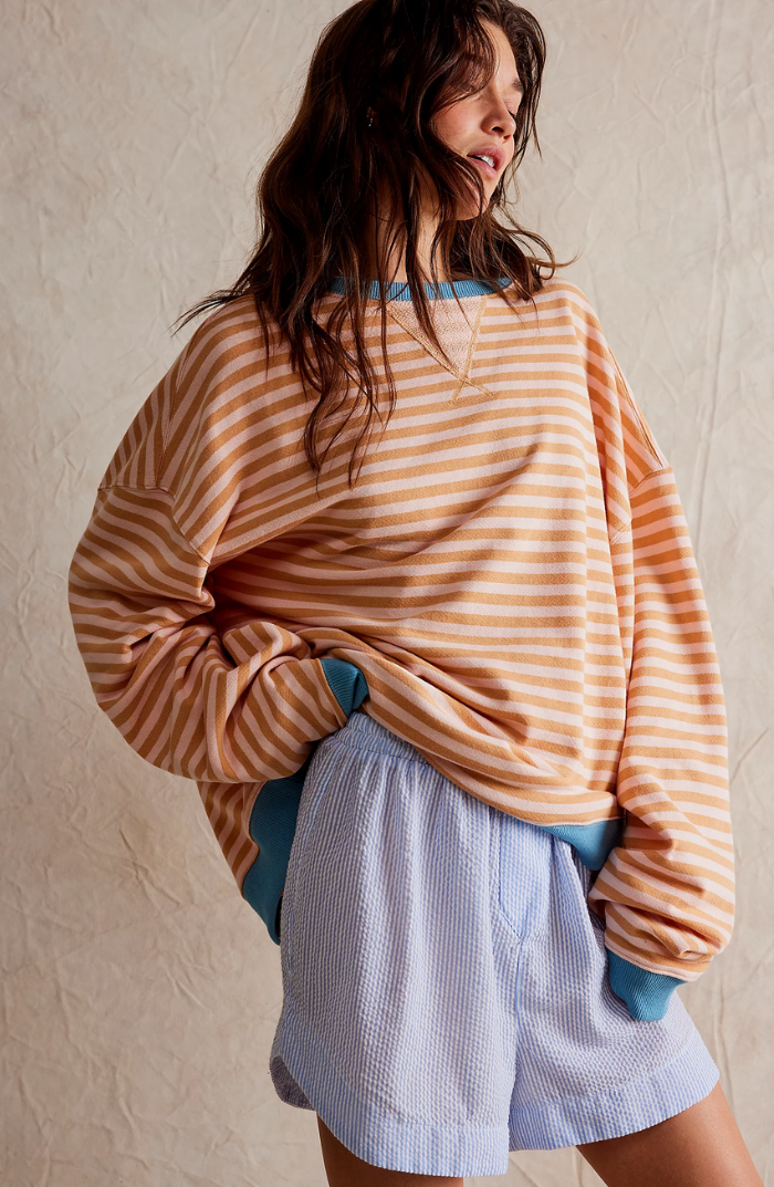 Mana | Pulover Oversize Cu Dungi