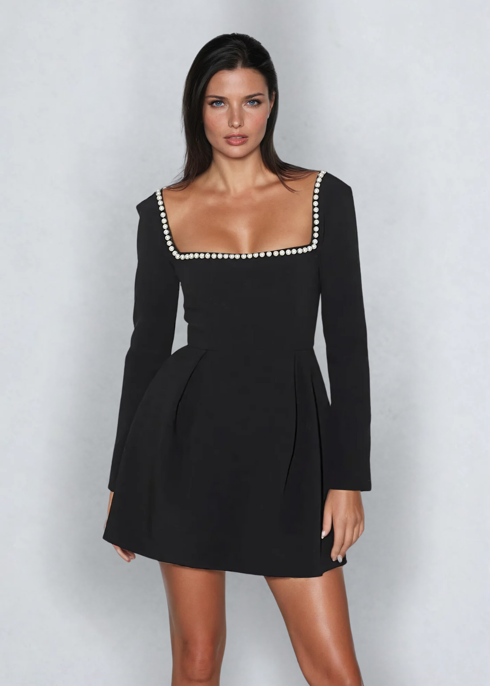 Callie | Rochie Minikleid cu Perle