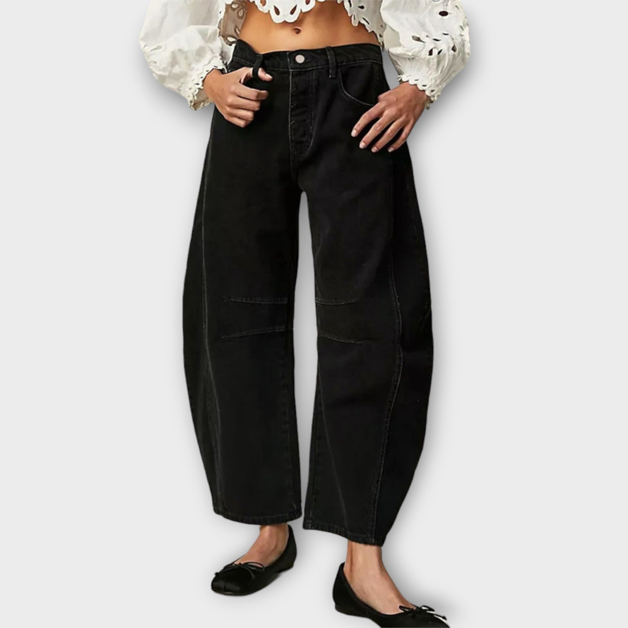 Anett | Jeans confortabili cu croială lejeră