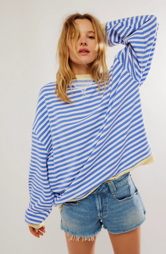 Mana | Pulover Oversize Cu Dungi