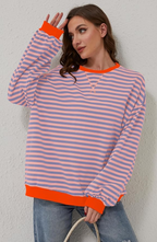 Mana | Pulover Oversize Cu Dungi