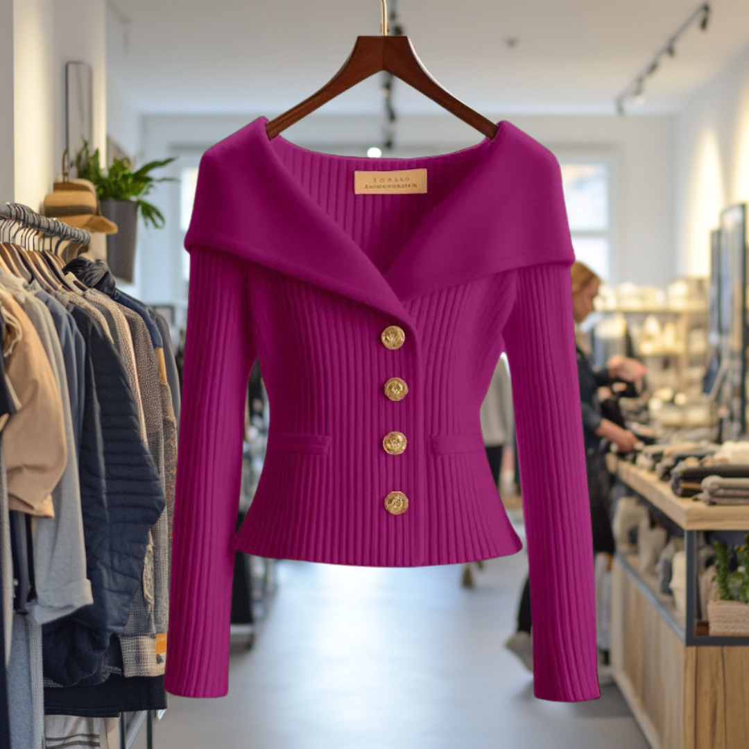 KARLA I JACHETA LUXOASĂ DIN TRICOT