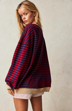 Mana | Pulover Oversize Cu Dungi