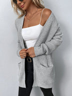Nancy | Cardigan tricotat lejer cu buzunare