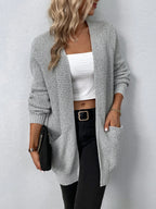 Nancy | Cardigan tricotat lejer cu buzunare
