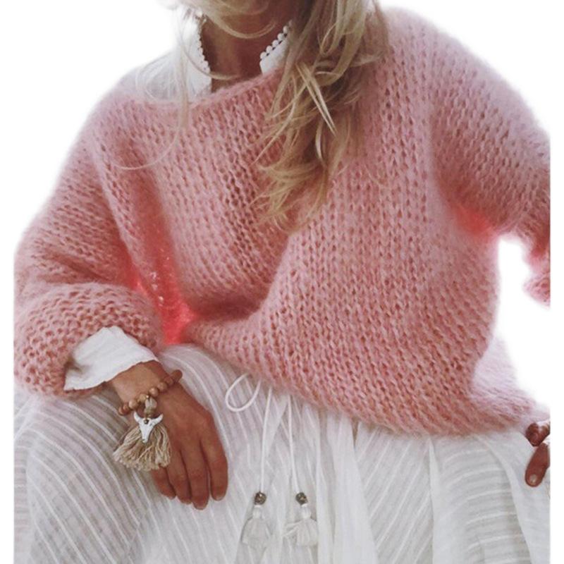 Pulover Mohair Casula Cu Decupaje
