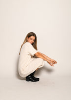 ROCHIE TRICOTATĂ CREM