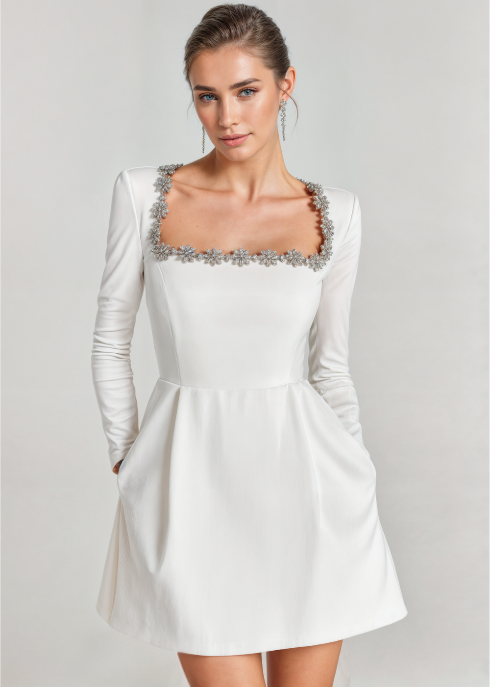 Violet | Rochie mini din catifea