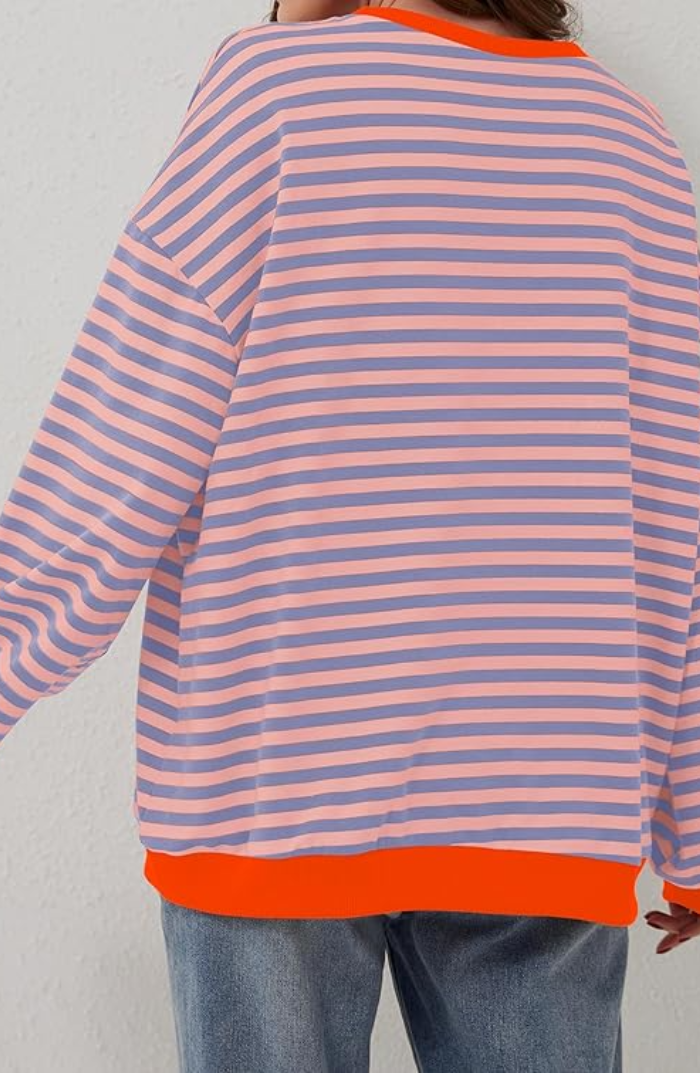 Mana | Pulover Oversize Cu Dungi