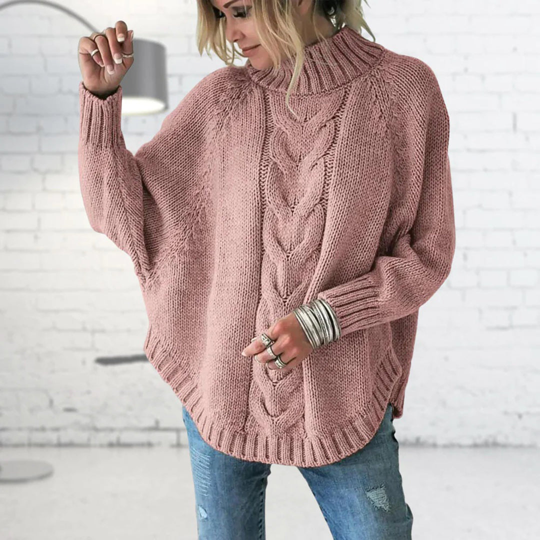 Elysian | Pulover tricotat cu model în dantelă