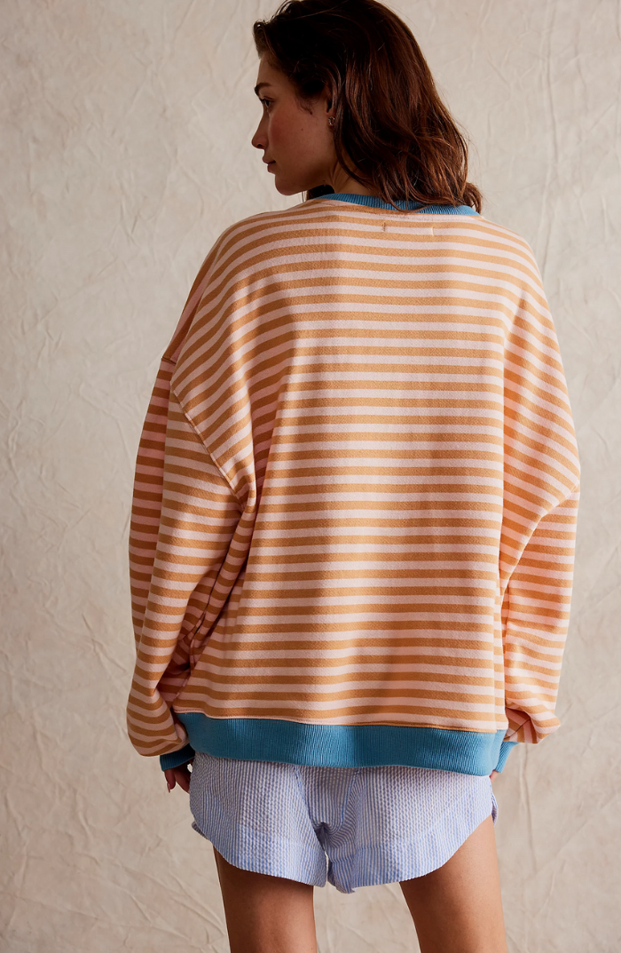 Mana | Pulover Oversize Cu Dungi