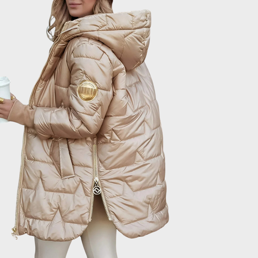 Nolwen | Elegant Vinterjacka med Huva