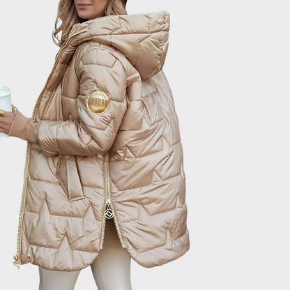 Nolwen | Elegant Vinterjacka med Huva