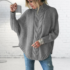 Elysian | Pulover tricotat cu model în dantelă