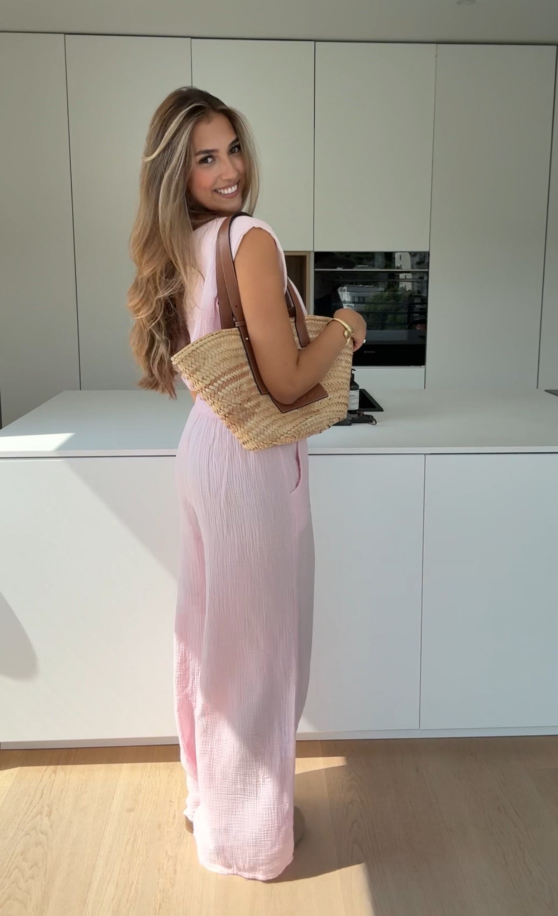 SÄTT WAFFLE ROSA MOALE