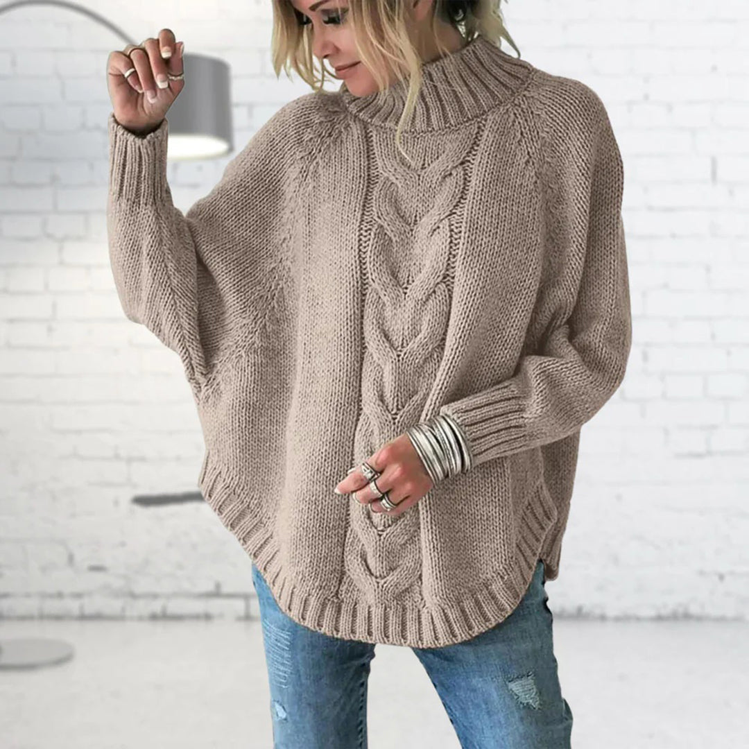 Elysian | Pulover tricotat cu model în dantelă