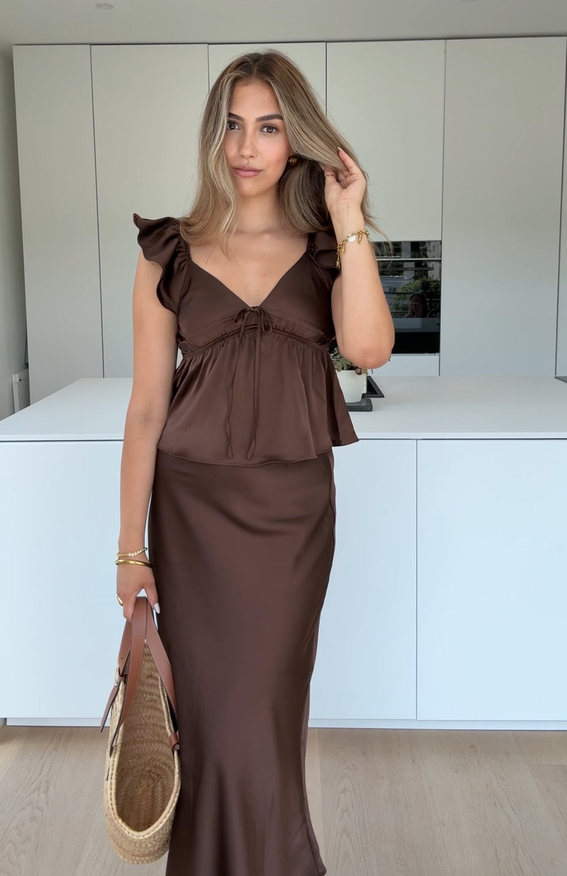 TOP SATIN CIORCOVĂ