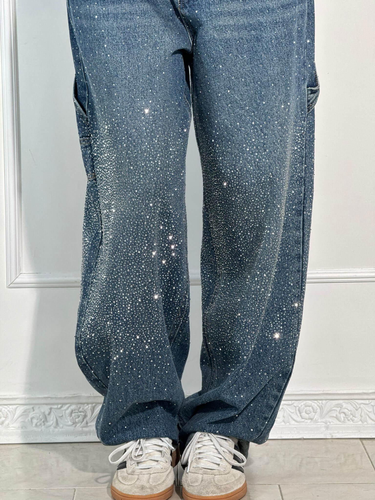 Gertrud | Pantaloni cu diamant