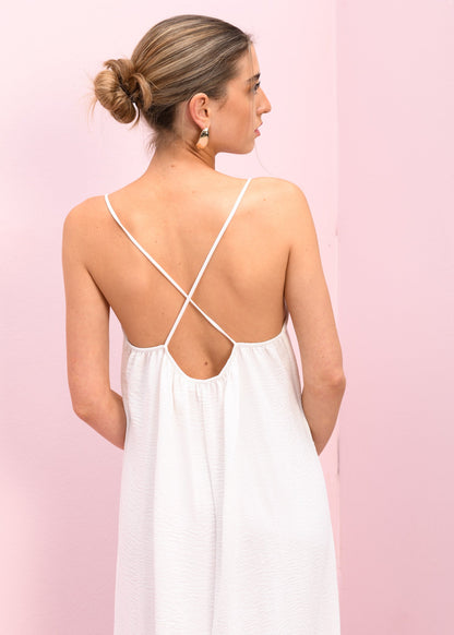 MAXI KLÄNNING ENKEL KOKOS