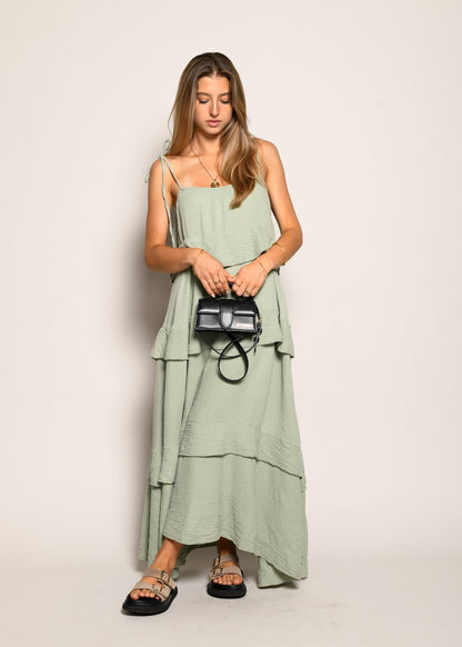 KHAKI VOLANGKLÄDNAD