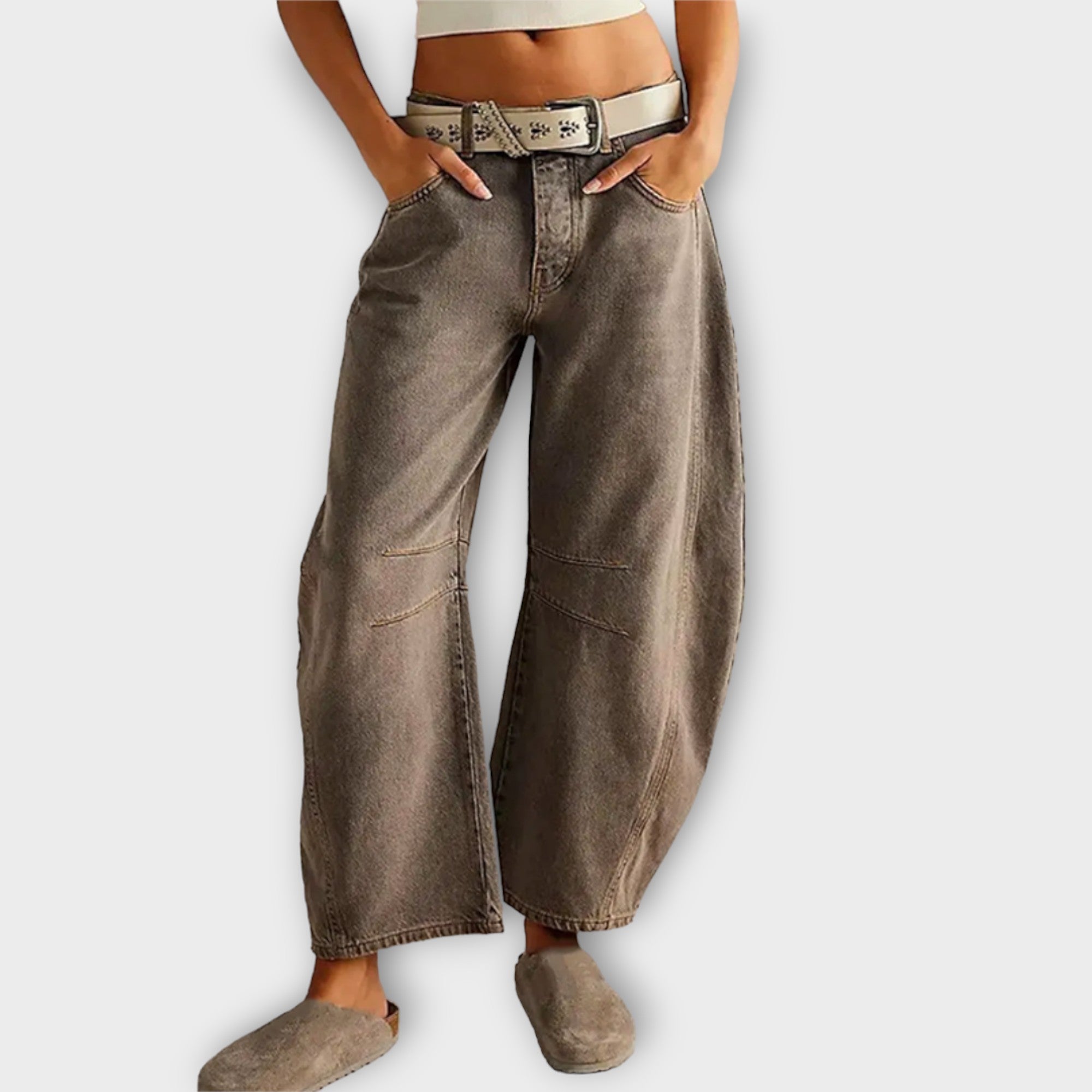 Anett | Jeans confortabili cu croială lejeră