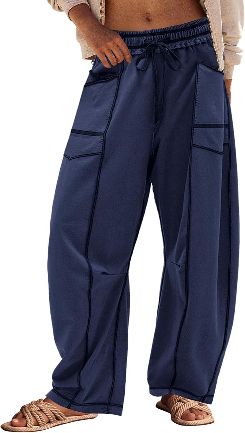 LINA | Pantaloni Tip Barrel – Pantaloni de vară lejeri pentru orice moment