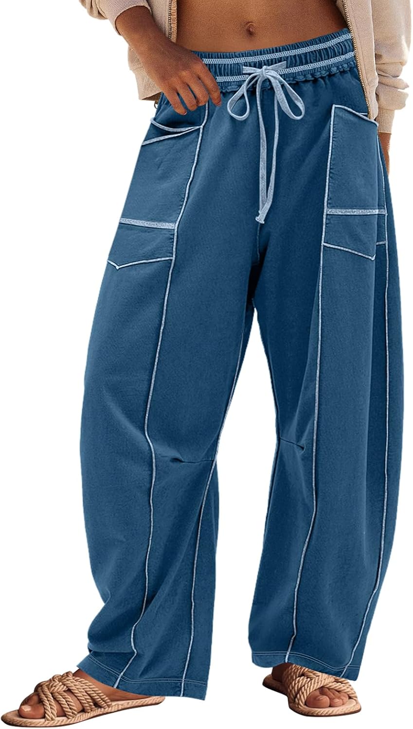 LINA | Pantaloni Tip Barrel – Pantaloni de vară lejeri pentru orice moment