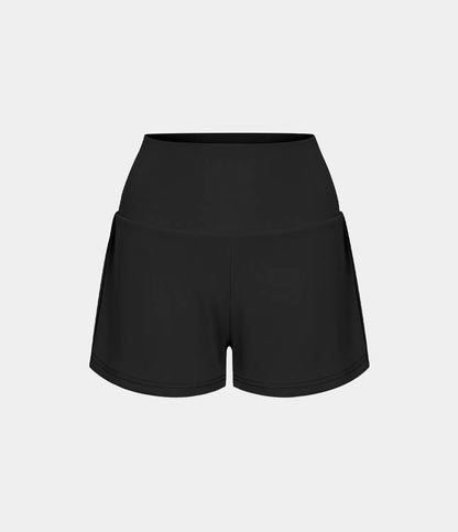2-i-1-fitnessshorts med bakficka och dold sidoficka 7,6 cm