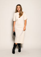 ROCHIE TRICOTATĂ CREM