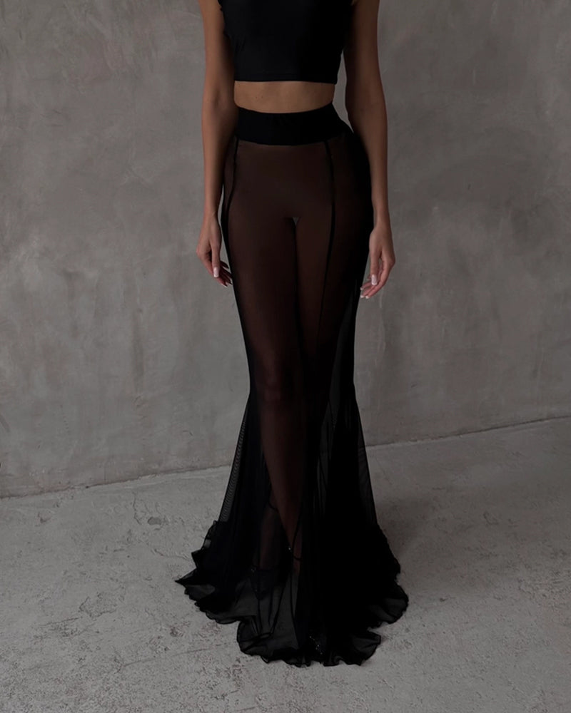 Set i två delar: Modejacka och kjol med perspektiv